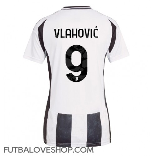 Dres Juventus Dusan Vlahovic #9 Domáci pre Ženy 2024-25 Krátky Rukáv